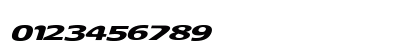 D3 Archism Italic Regular Numeric Preview