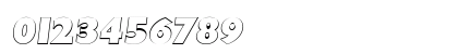 DavidBeckerOutline-Heavy Italic Numeric Preview