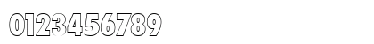 PeterBeckerCondOutline-ExtraBo ld-Regular Numeric Preview
