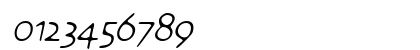 DesertCryptLight Oblique Numeric Preview