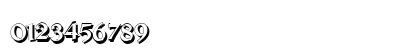 Deutsche Uncialis Shadow Regular Numeric Preview