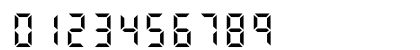 Digital Numbers Regular Preview