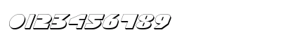 Disco Duck 3D Italic 3D Italic Numeric Preview