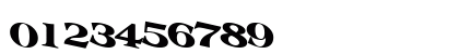 DisPlacedFont Bold Numeric Preview