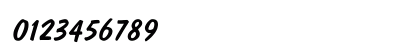 DomCasual Italic Numeric Preview