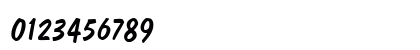 DomCasual Becker Italic Numeric Preview