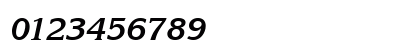 Korinth Bold Italic Numeric Preview