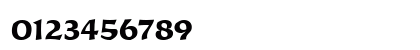 Korigan ITC Light Bold Numeric Preview
