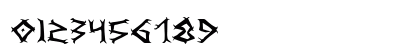 Dragon Order Regular Numeric Preview