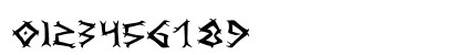 Dragon Order Regular Numeric Preview