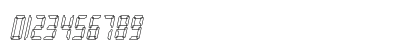 Loopy Italic Numeric Preview