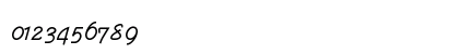 DymaxionScript Regular Numeric Preview