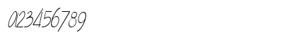 Enview Light Italic Numeric Preview