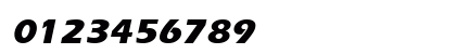 ErgoeExtrabold Italic Numeric Preview