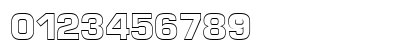 Euro Technic Outline Bold Numeric Preview