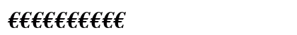 EuroSerif BoldItalic Preview