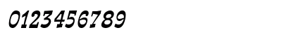 Expose Condensed Italic Numeric Preview