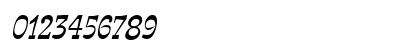 Expose Thin Condensed Italic Numeric Preview