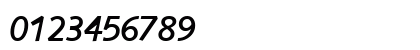 FacileSSK Bold Italic Numeric Preview