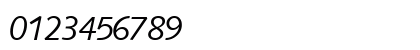 FacileSSK Italic Numeric Preview