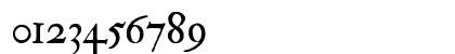 IM FELL Double Pica Bold Numeric Preview