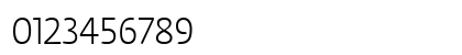 Fedra Sans Light Numeric Preview