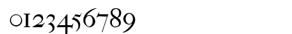 IM FELL French Canon Italic Numeric Preview