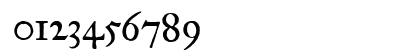IM FELL Great Primer Italic Numeric Preview