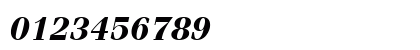 Fenice BT Bold Italic Numeric Preview