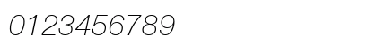HelveticaNeue LT 35 Thin Italic Preview