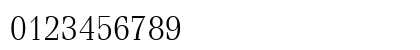FerventLight Regular Numeric Preview
