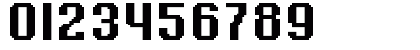 FFF Majestica Bold Extended Regular Numeric Preview