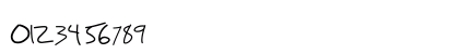 Fh_Script Regular Numeric Preview