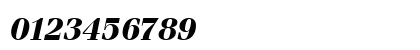 Firenze Bold Italic Numeric Preview