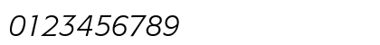 Formata-Light LightItalic Numeric Preview