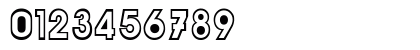 Futurama Title Font Regular Numeric Preview