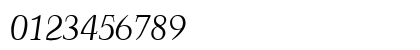 FrancoisLightItalic Regular Preview