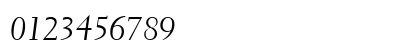 Electra LT Regular Italic Preview