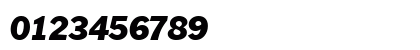 FranklinHeadline BoldItalic Numeric Preview