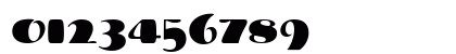 Freddo ITC Black Numeric Preview