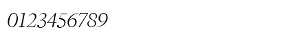 FreightDispLightItalicSC Regular Numeric Preview
