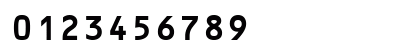 OCR B Bold Numeric Preview