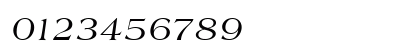 AmericanaT Italic Numeric Preview