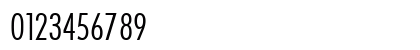 Futura Condensed Regular Numeric Preview