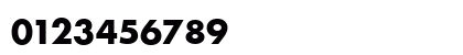 FuturaT Bold Numeric Preview