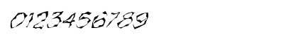 FZ WACKY 15 ITALIC Normal Numeric Preview