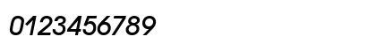Geometrical-A861 Italic Numeric Preview