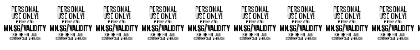 Validity Script PERSONAL USE Regular Font