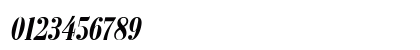 GalileoFLF Bold Italic Numeric Preview