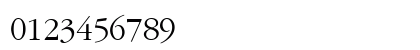Garamond Light SSi Light Numeric Preview